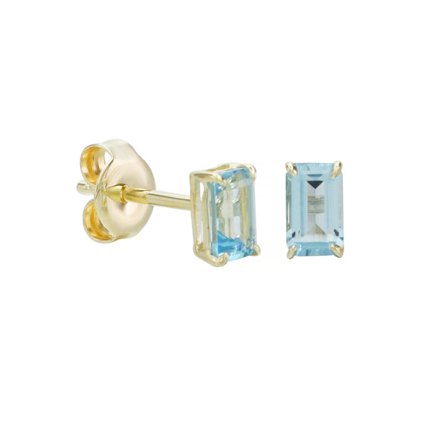 Can't Wait For It Blue Topaz Stud Earrings