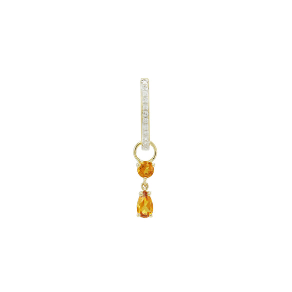 Darling, Stick to the Classics Citrine Dangling Earrings
