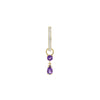 Darling, Stick to the Classics  Amethyst Dangling Earrings