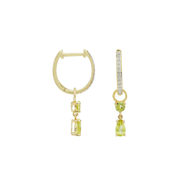 Darling, Stick to the Classics Peridot Dangling Earrings