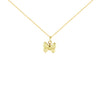 14K Italian Gold Necklace with Butterfly Pendant