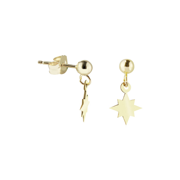 Wish Come True Modern Star Dangling Earrings