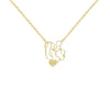 18K Saudi Gold Necklace with Cross Pendant – Royal Gem