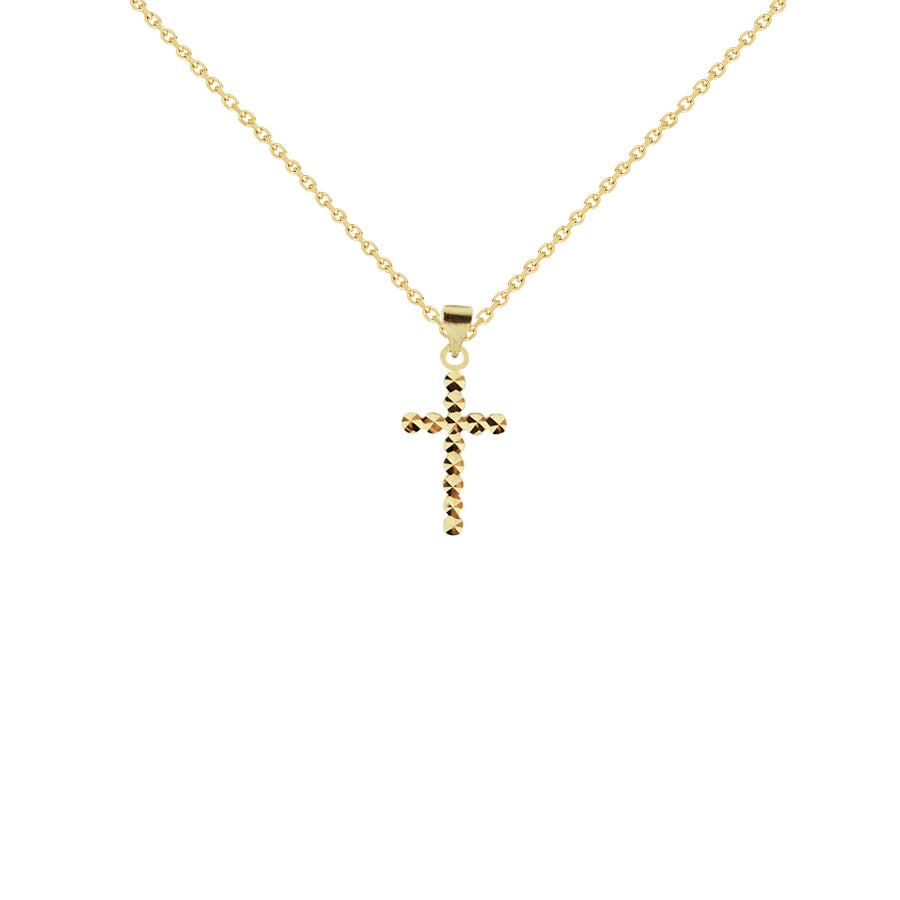 Mini Cross Pendant Necklace | En Route Jewelry