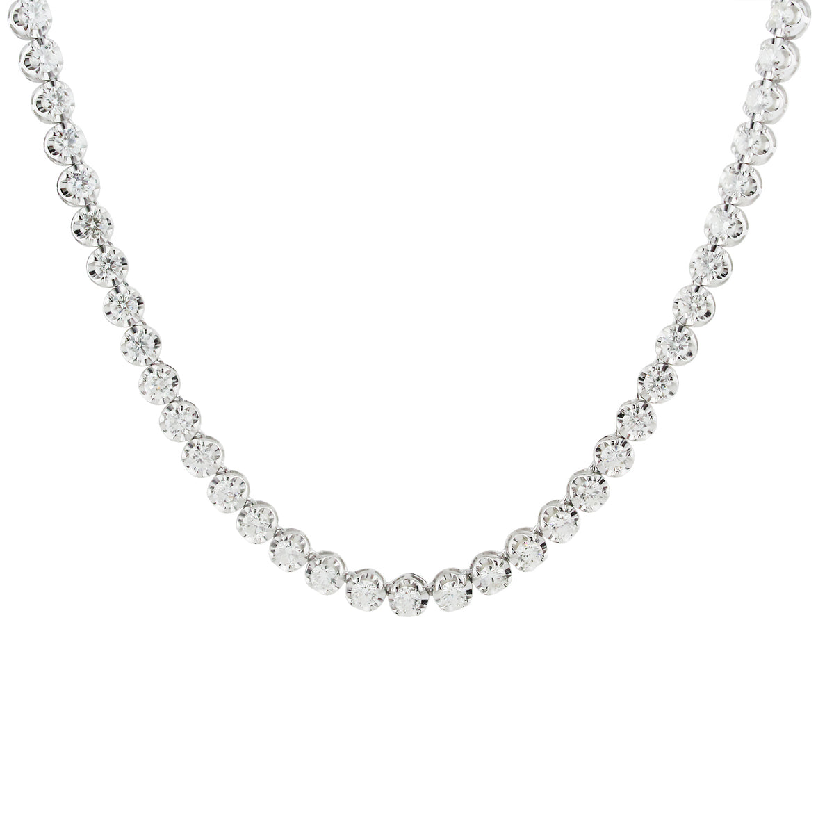 Diamond tennis necklace deals price