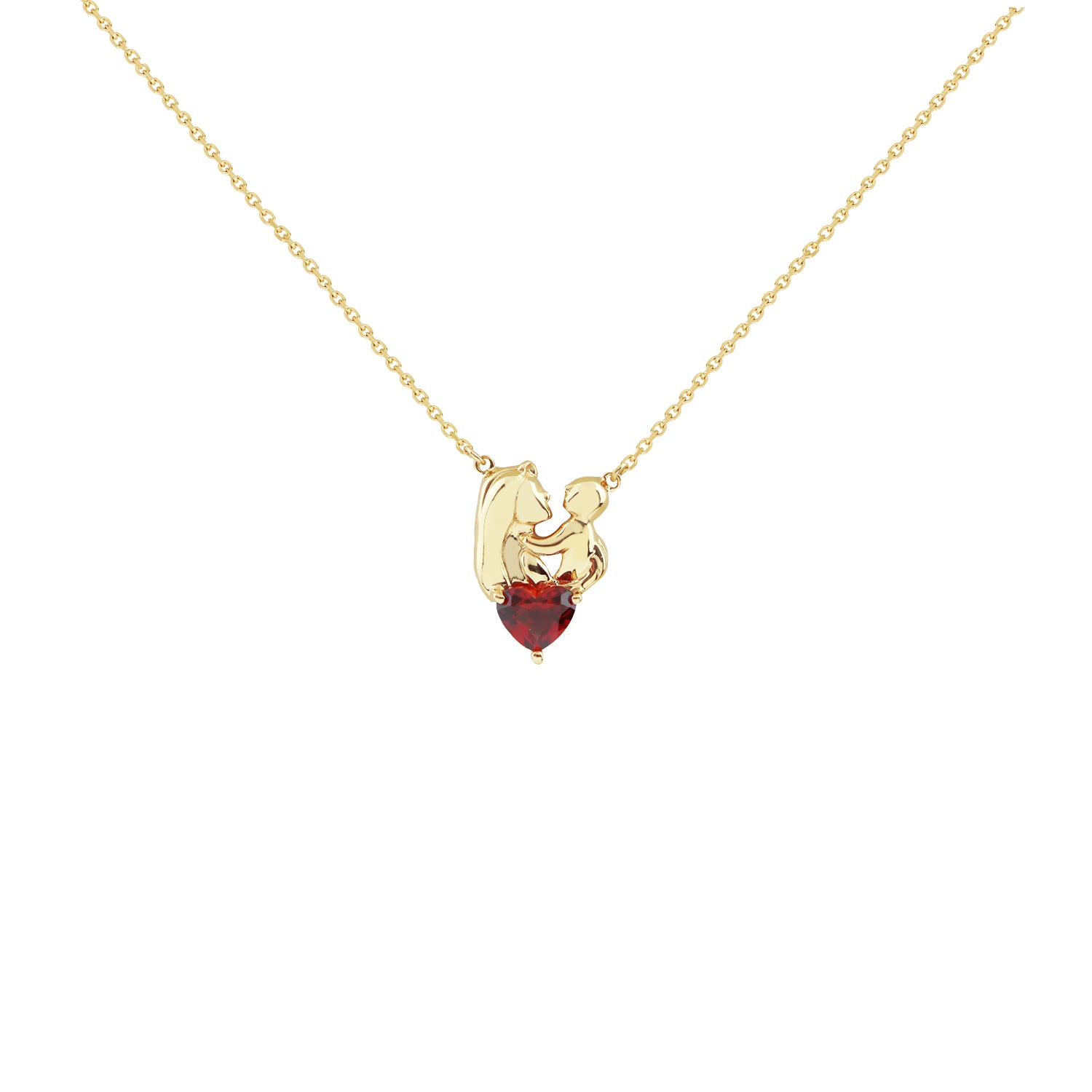 Garnet Bond Necklace