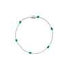 Emerald Solitaires Bracelet