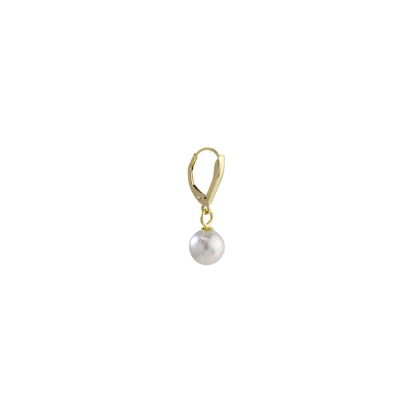 White South Sea Pearl Dangling Earrings