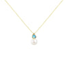 All Dolled Up Blue Topaz Necklace