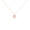 Pink Opal Heart-Shaped Necklace