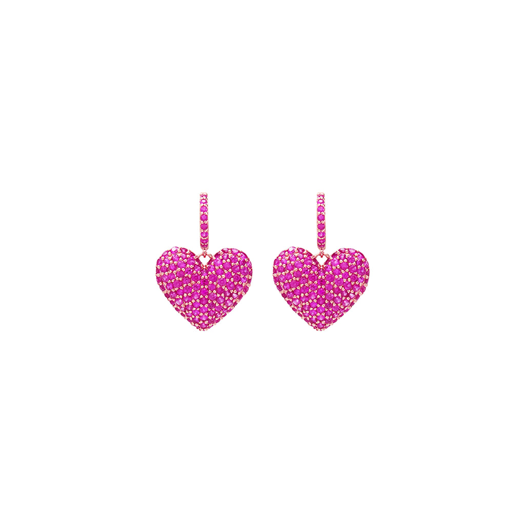 On Wednesdays We Wear Pink Dangling Earrings