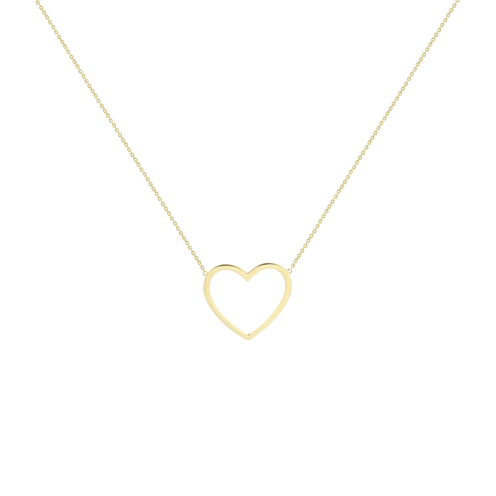 Happy Heart Gold Necklace