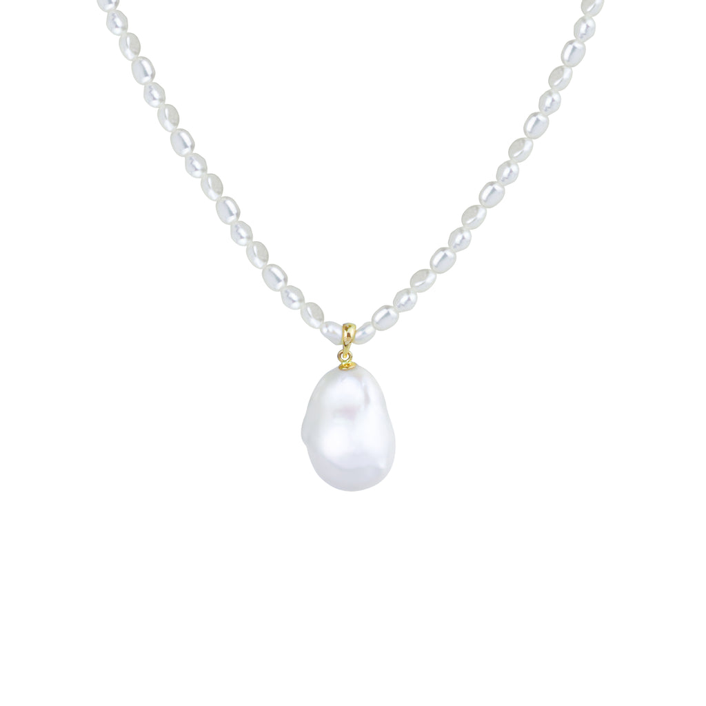 Silver Pearl Teardrop Necklace – ARNOLD & CO JEWELLERS