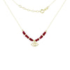 Roll Out The Red Carpet with Ruby Beads Necklace