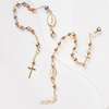 18K Italian Gold Rosary Bracelet