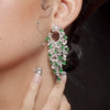 Cascading Emerald Chandelier Earrings