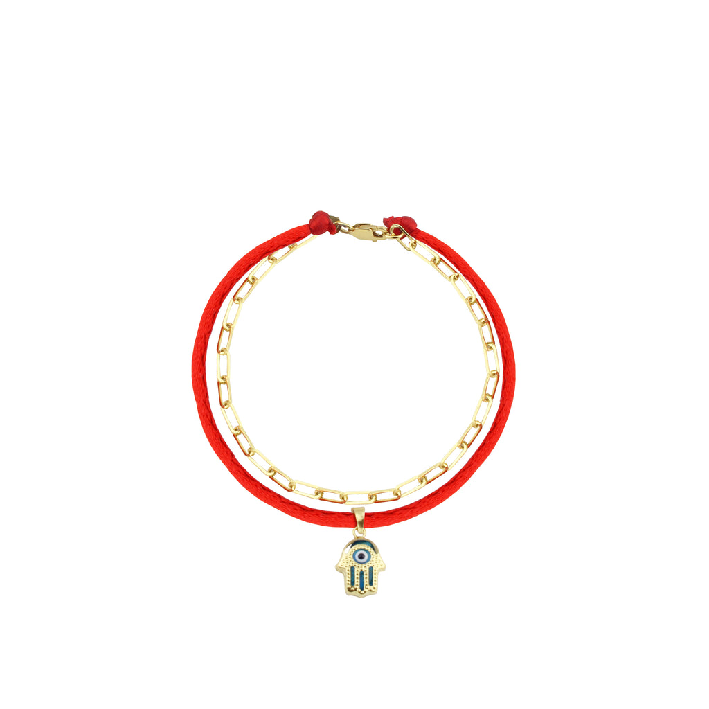 On Cloud Nine Red String Bracelet