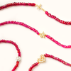 Roll Out The Red Carpet Ruby Beaded Bracelet