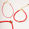 On Cloud Nine Red String Bracelet