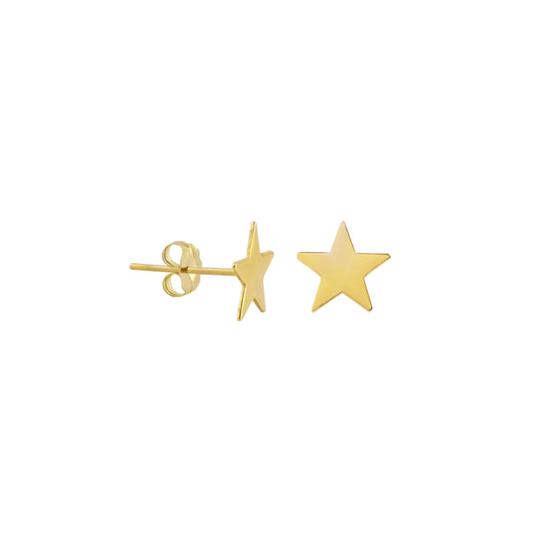 Engravable Star Stud Earrings