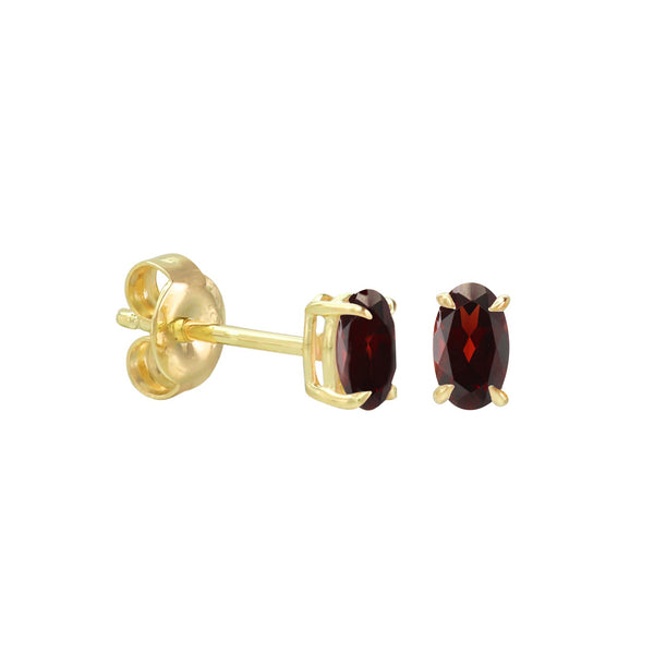 Just Wear 'Em Garnet Stud Earrings